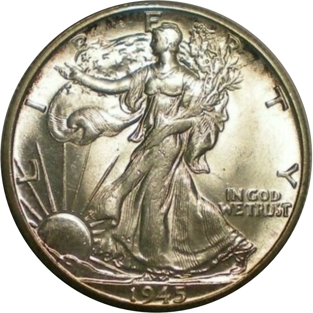 1945-D-Liberty-Walking-Half-Dollar